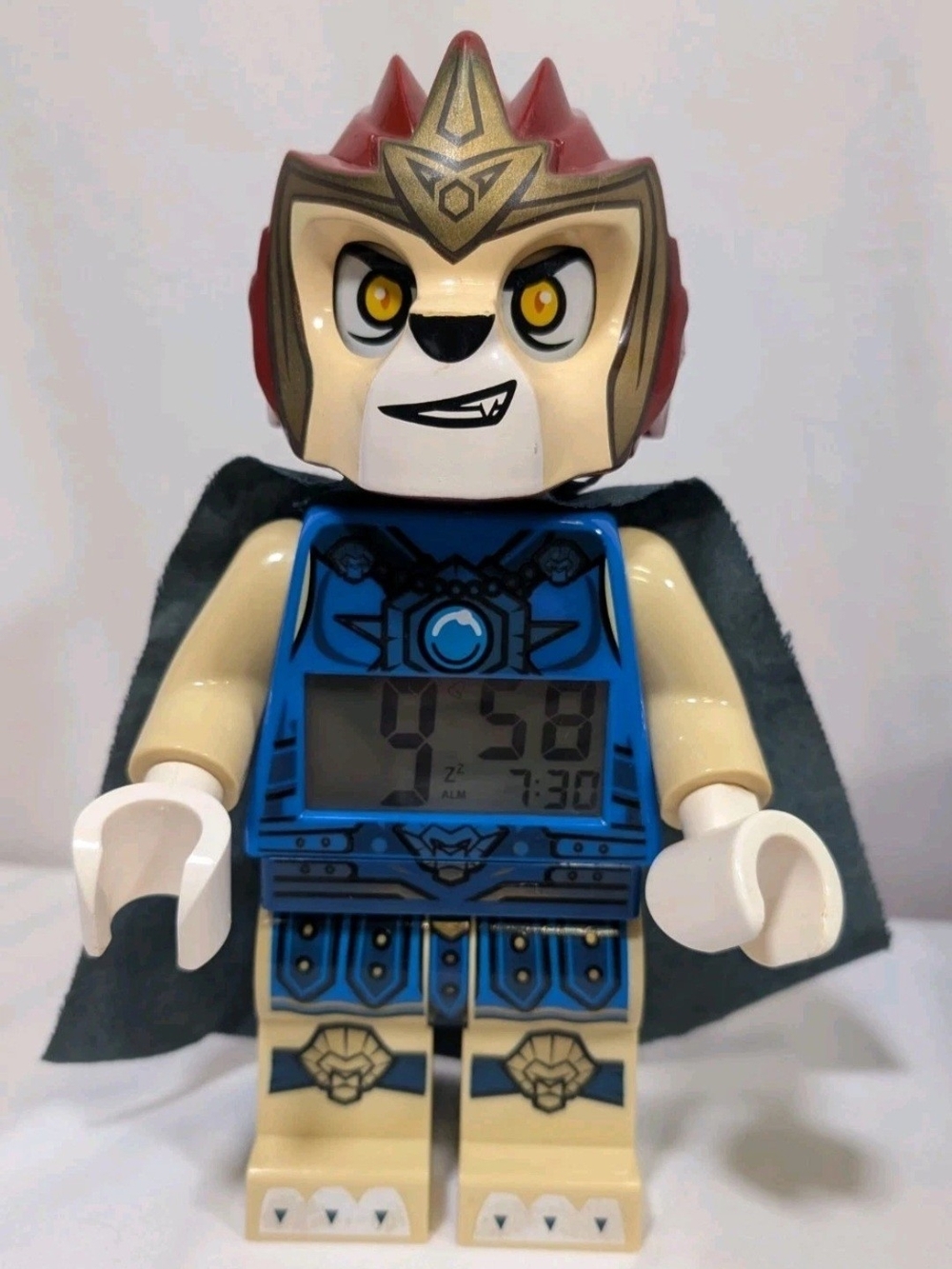 LEGO Legends of Chima LAVAL Alarm Clock. TESTED and Works great!